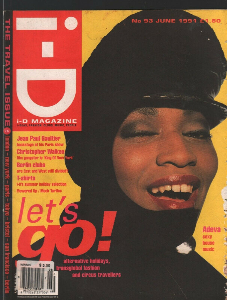 i-D Pop Culture June 1991 Jean Paul Gaultier Christopher Walken Adeva 020321ame