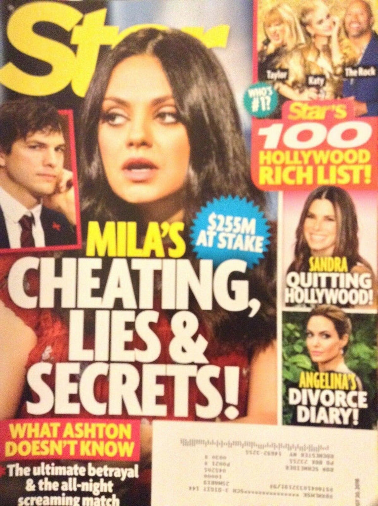 Star Magazine Mila Kunis Sandra Bullock August 20, 2018 121118nonrh