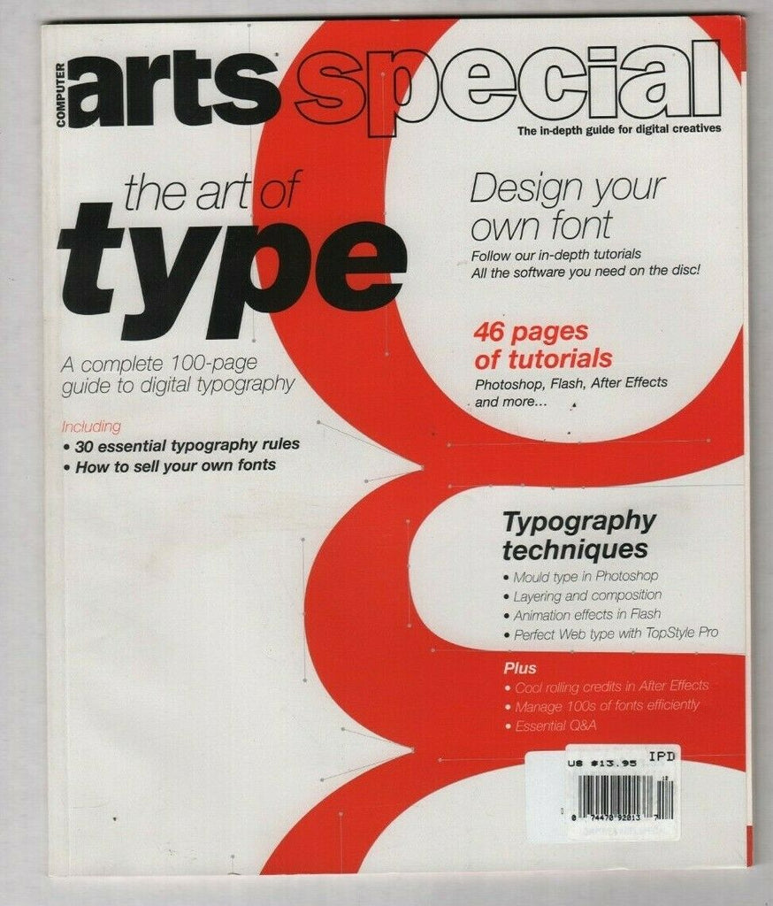 Computer Arts UK Mag Photoshop & Typography No.39 2000s 012420nonr