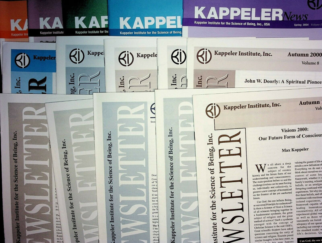 Max Kappeler Institute Newsletter Lot of 15 Issues from 1990s-2000s 021020AME