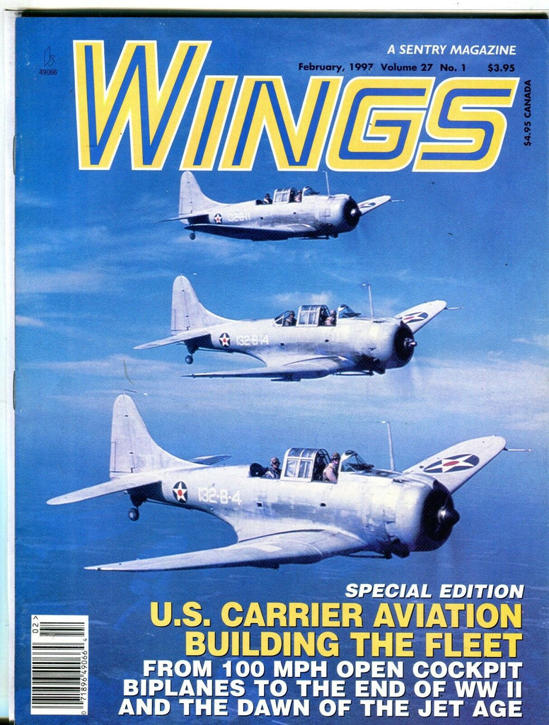 Wings Magazine February 1997 U.S. Carrier Aviation EX No ML 112316jhe