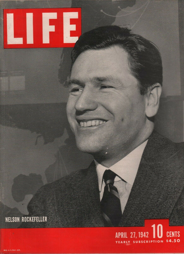 Life April 27 1942 WWII Nelson Rockefeller Vintage Advertisement 081619AME