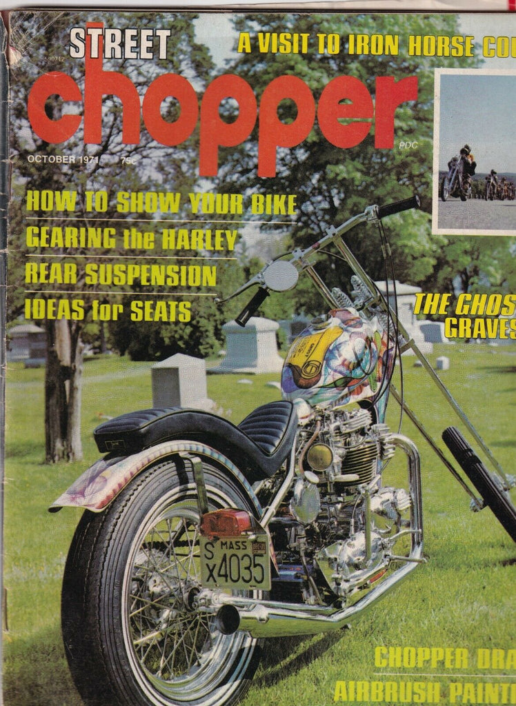 Street Chopper Magazine The Ghost At Graveside October 1971 070819nonr