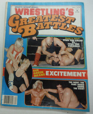 Sport Review Wrestling's Greatest Battles Magazine Ivan The Great 1978 062415R2