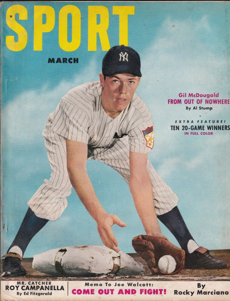 Sport Magazine Gil McDougald Roy Campanella March 1952 NO ML 073119nonr