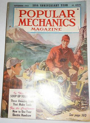 Popular Mechanics Magazine Soup Up Your Car September 1952 091314R