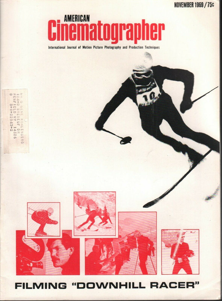 American Cinematographer November 1969 Filming Downhill Racer 010720AME