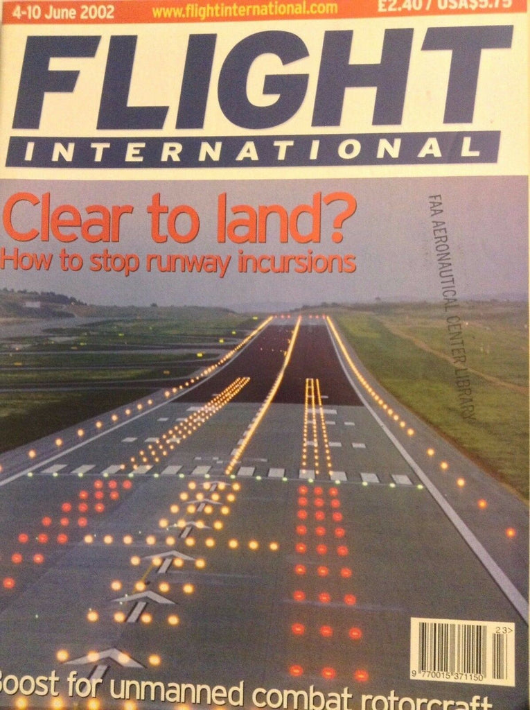 Flight International Magazine Stop Runway Incursions June 2002 FAL 091717nonrh