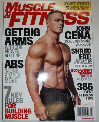 Muscle & Fitness Magazine John Cena & Fast Food April 2014 NO ML 022315r3