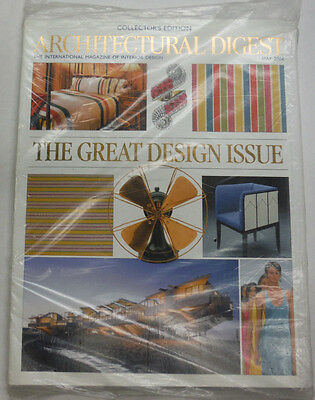 Architectural Digest Magazine The Great Design Issue SEALED May 2004 051915R