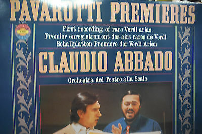 Pavarotti Premiers Rare Verdi Arias Cladio Abbado 33RPM 051616 TLJ