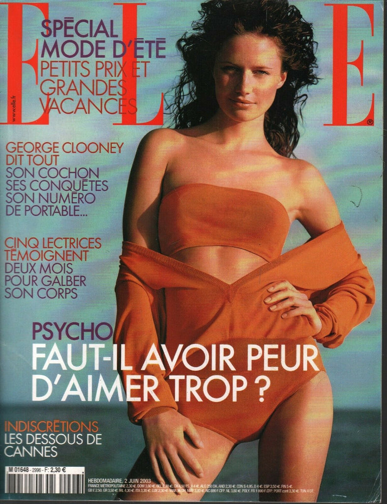 Elle French Fashion June 2 2003 George Cloney Isabelle Nanty 100620ame