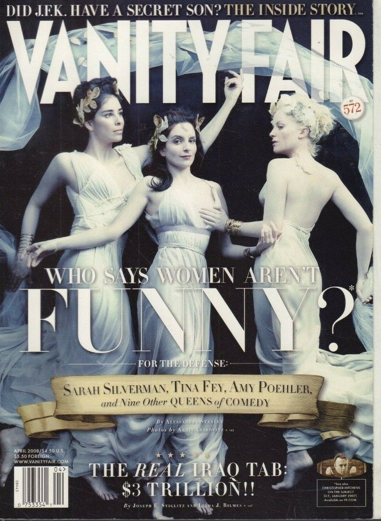 Vanity Fair April 2008 Tina Fey Sarah Silverman Amy Poehler 012519DBE
