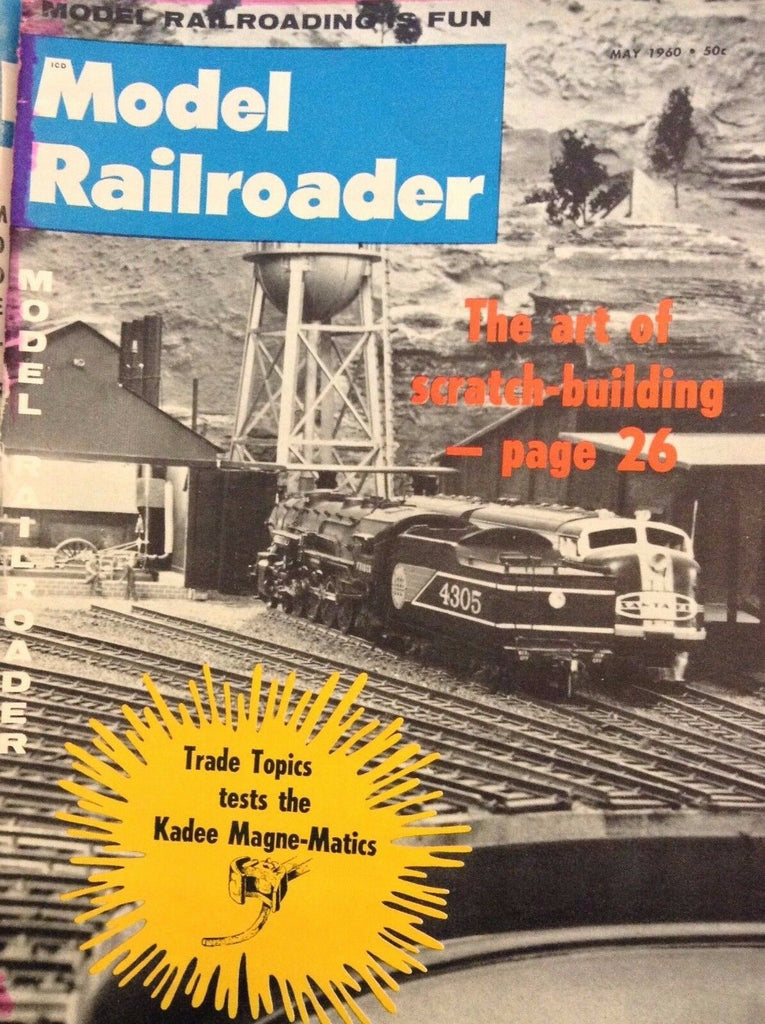 Model Railroader Magazine Art Of Scratch-Building May 1960 121017nonrh