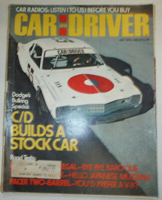 Car And Driver Magazine Dodge's Bullring May 1976 WITH ML 030315r