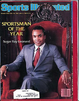 Lot Of 3 Sugar Ray Leonard Sports Illustrated Magazines VG/EX 090216jhe