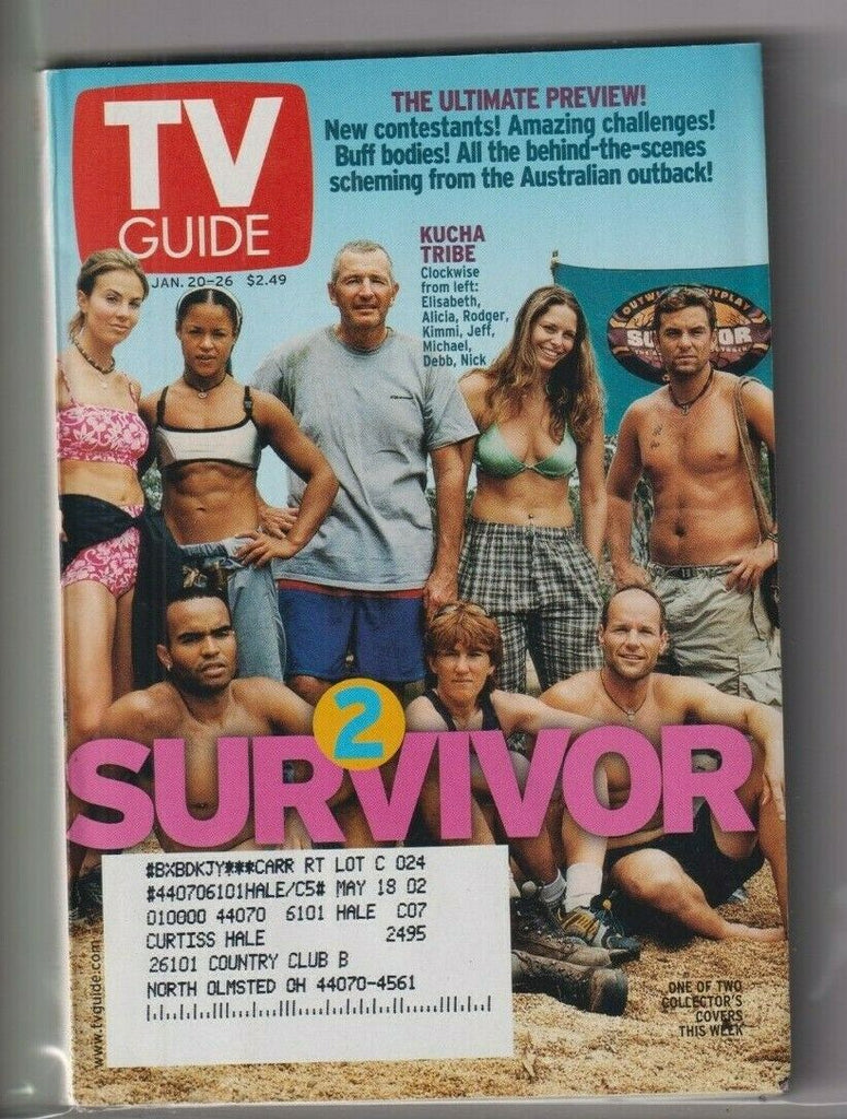 CLEV Metro Ed. Tv Guide Survivor Seasons 2 January 20-26, 2001 111619nonr2