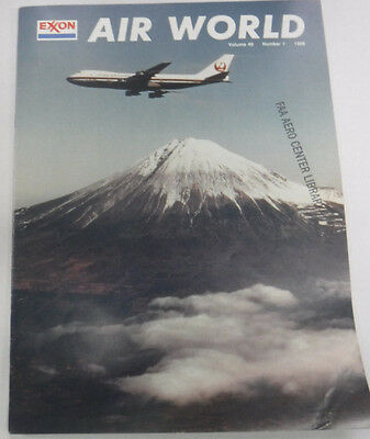Exxon Air World Magazine Japan Air Lines Vol.40 No.1 1988 FAL 081915R