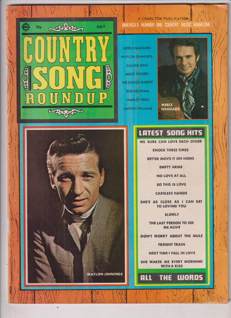 Country Song Roundup Mag Waylon Jennings Merle Haggard July 1971 122019nonr