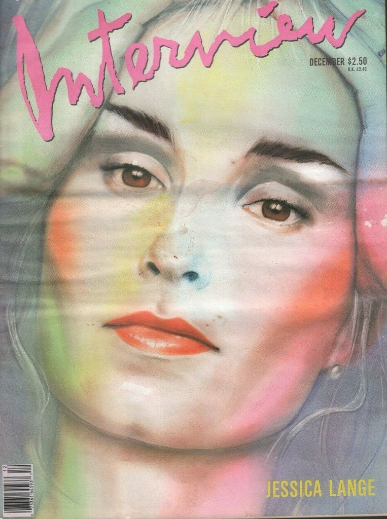 Interview Magazine December 1989 Jessica Lange Allen Ginsberg 070919DBE2