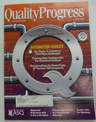 Quality Progress Magazine Automatic Quality & Abatement July 2000 FAL 060815R3