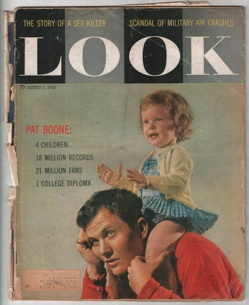 Look Magazine Pat Boone & Militar Air Crashes August 5, 1958 010720nonr