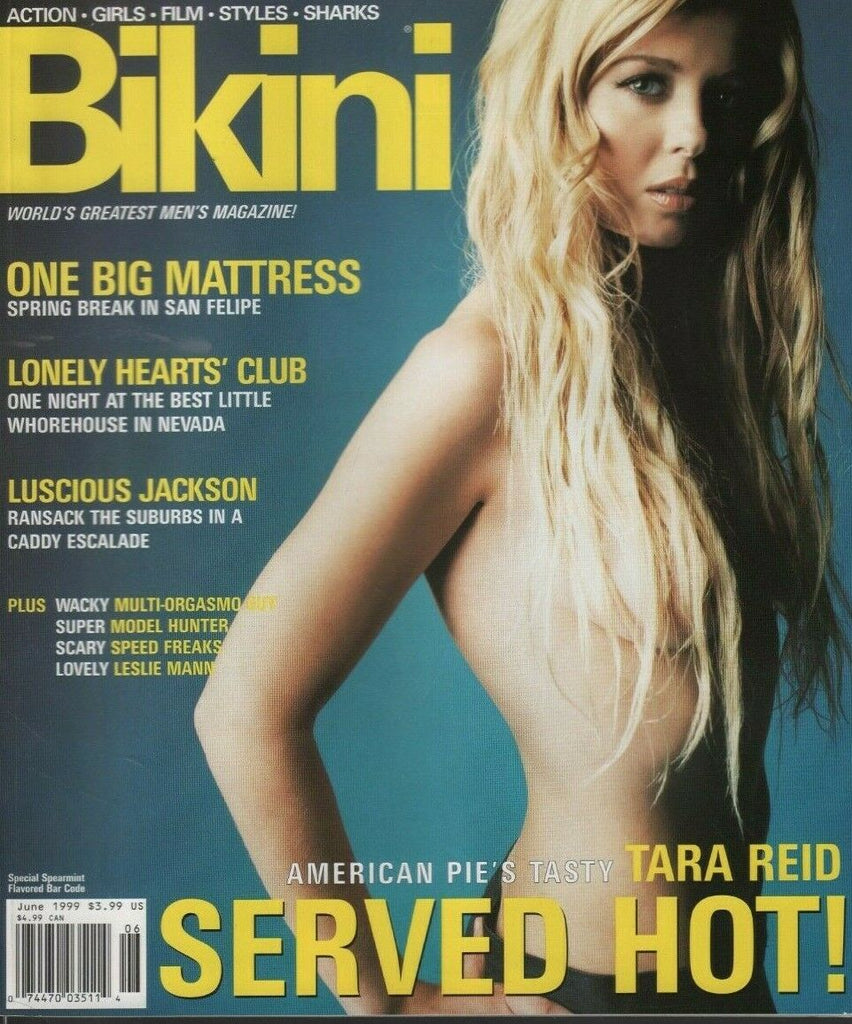 Bikini Magazine June 1999 Tara Reid Leslie Mann 070919DBE