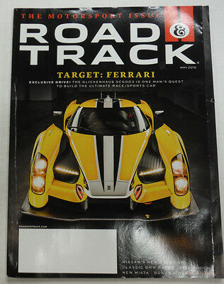 Road & Track Magazine Ferrari & Nissan's New Race Car May 2015 051615R
