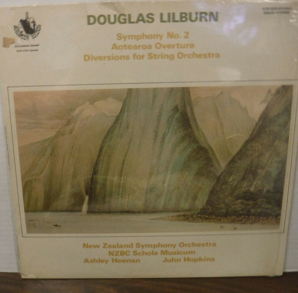 Douglas Lilburn Symphony No 2 Aotearoa Overture DIversions for string 012018LLE