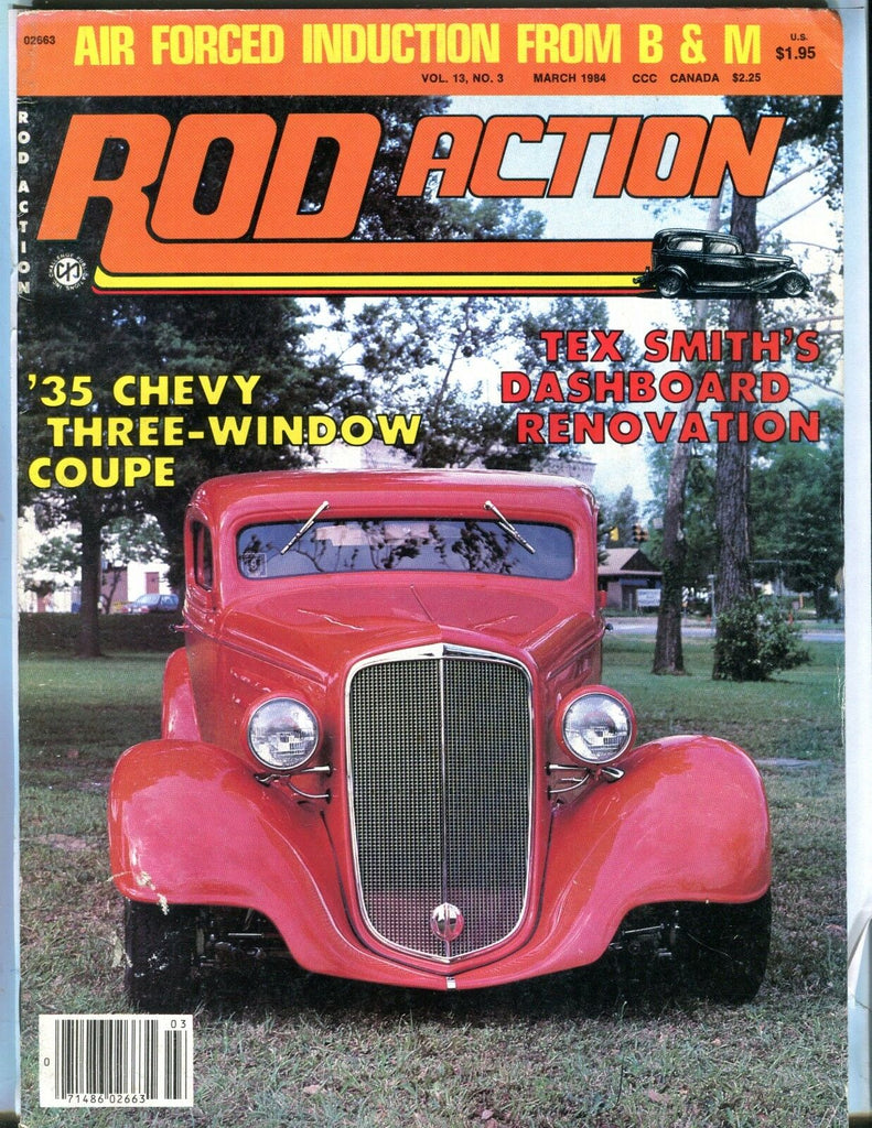 Rod Action Magazine March 1984 '35 Chevy Coupe VG No ML 031417nonjhe