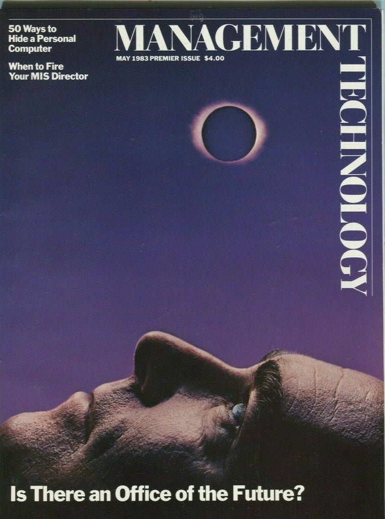 Management Technology May 1983 Premiere Issue Ed Gallucci 021220DBE