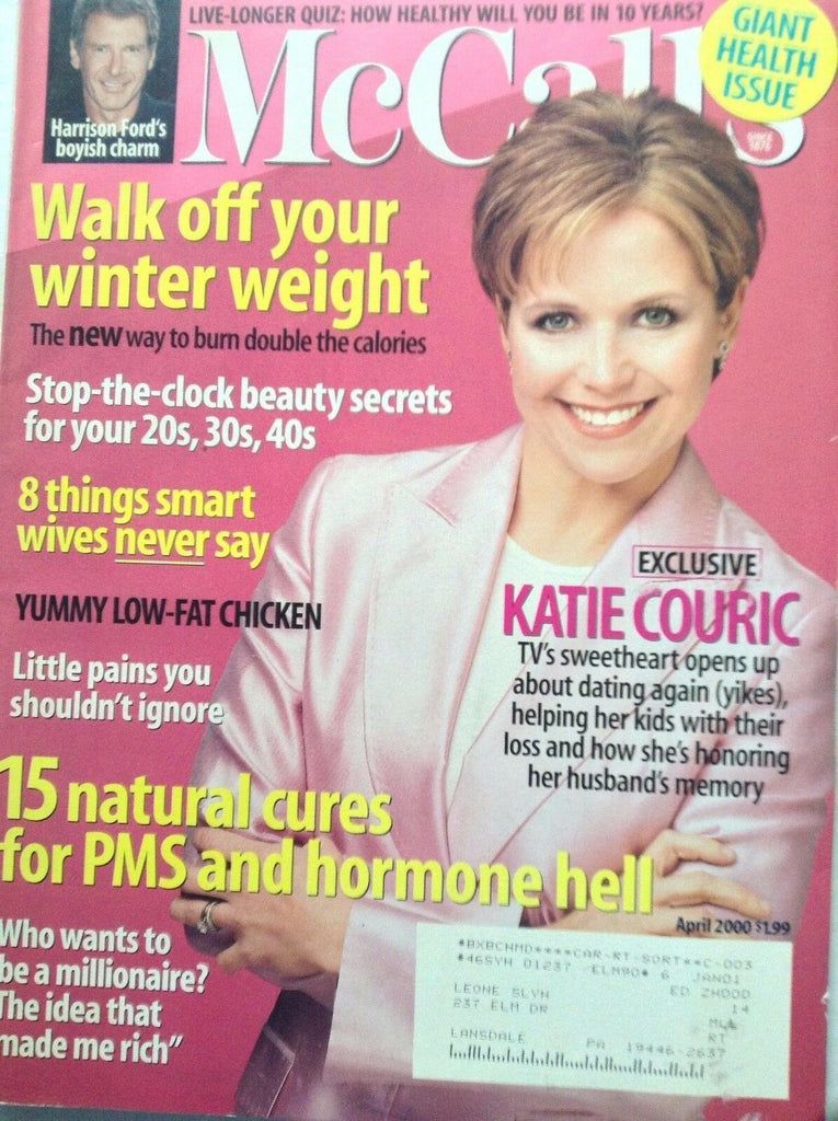 McCall's Magazine Katie Couric Stop The Clock April 2000 091717nonrh2