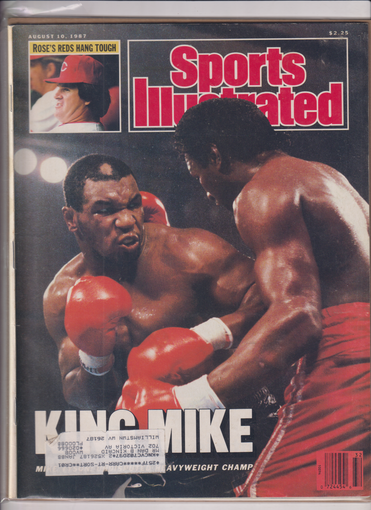 Sports Illustrated Mag Mike Tyson Undisputed Pete Rose August 10 1987 122019nonr