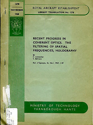Coherent Optics Report No. 1 1967 November 1968 EX FAA 031016jhe