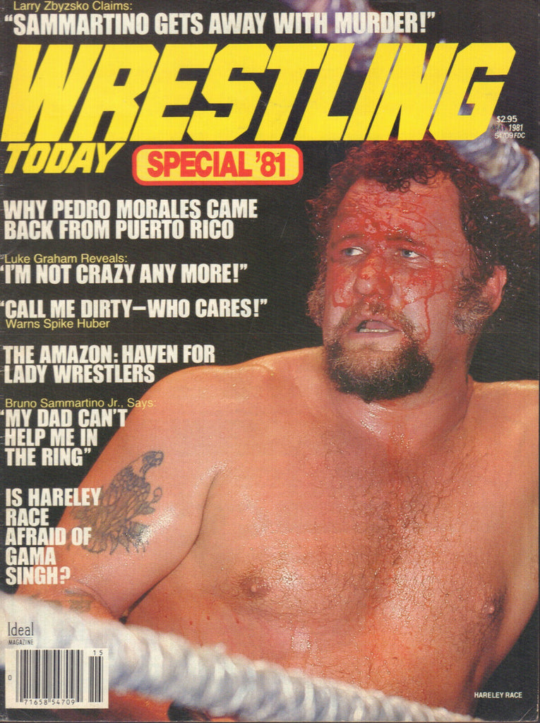 Wrestling Today Special 1981 May 1981 Pedro Morales Luke Graham 042120DBE