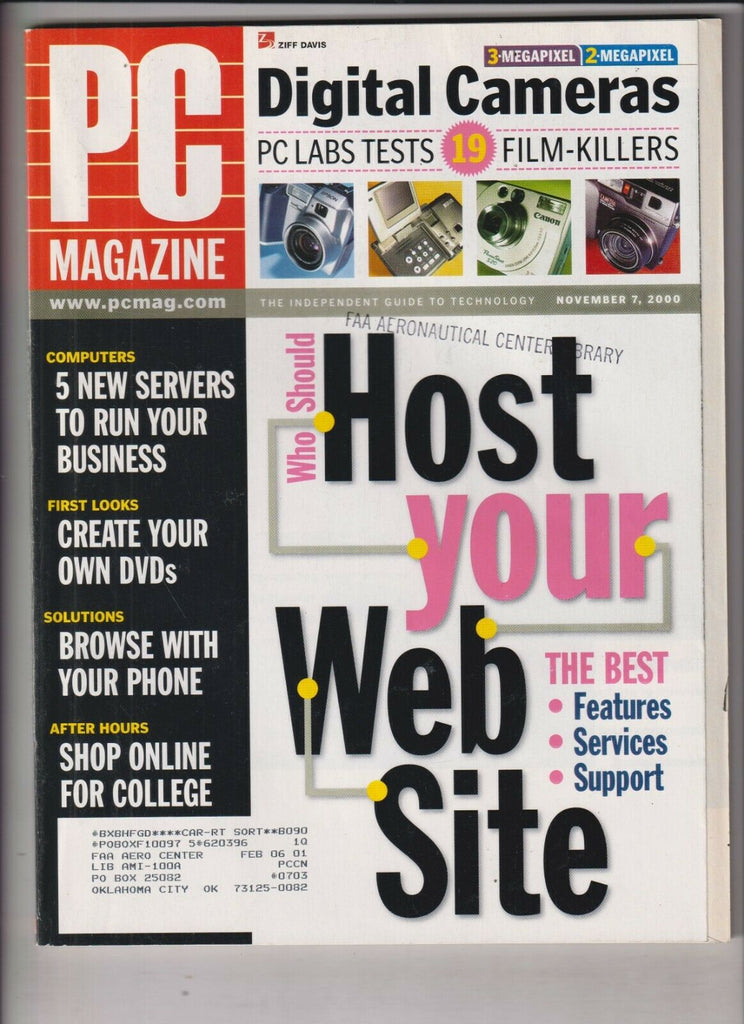 PC Mag How To Host Your Website November 7, 2000 021920nonr