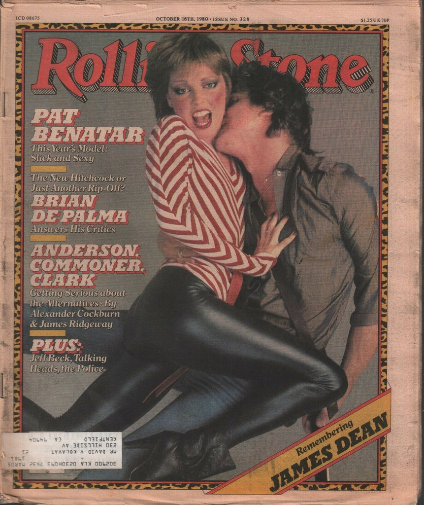Rolling Stone Magazine October 16 1980 Pat Benatar James Dean 121219AME2