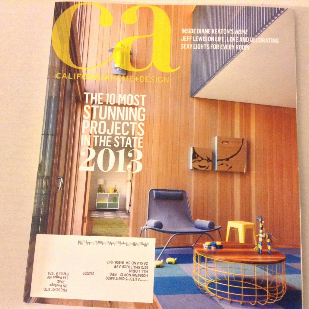 CA Home + Design Magazine Diane Keaton Jeff Lewis Spring 2013 070217nonrh