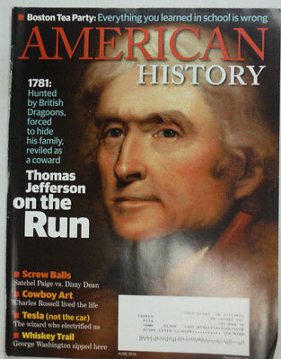 American History Magazine Thomas Jefferson Satchel Paige June 2010 052115R2