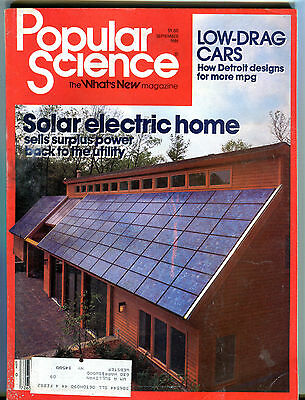 Popular Science Magazine September 1981 Solar Electric Home EX 032416jhe