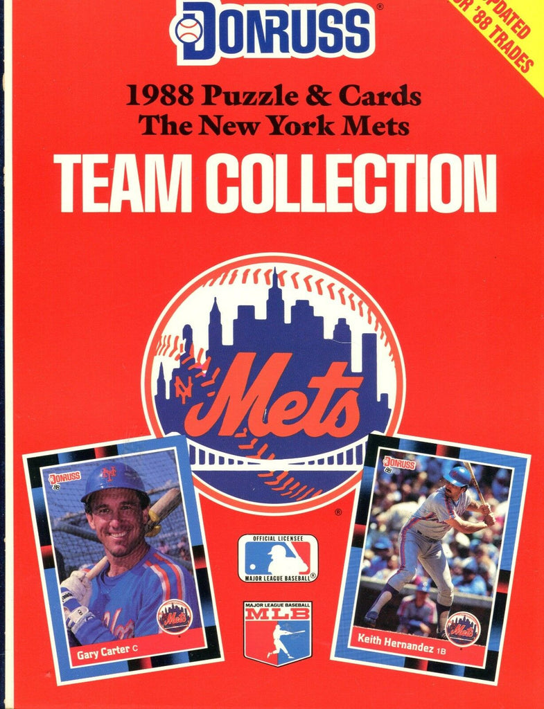 1988 Donruss NY Mets Team Collection Magazine EX 012617jhe