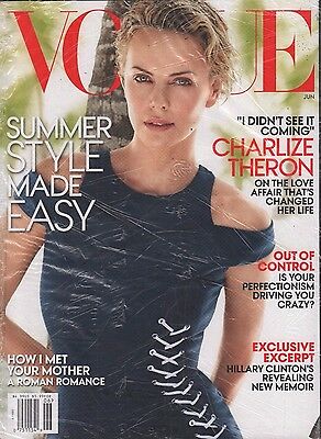 Vogue June 2014 Charlize Theron, Hillary Clinton EX 020916DBE