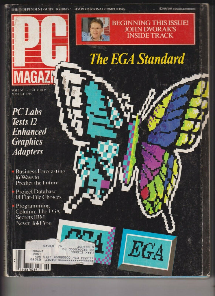 PC Magazine EGA Boards 12 Lab Tests For Graphic Adapters August 1986 120619nonr