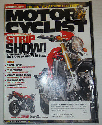 Motor Cyclist Magazine Budget Hop-Up Strip Show April 2006 020415R