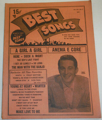 Best Songs Magazine Perry Como Vol.XIV No.5 120614R
