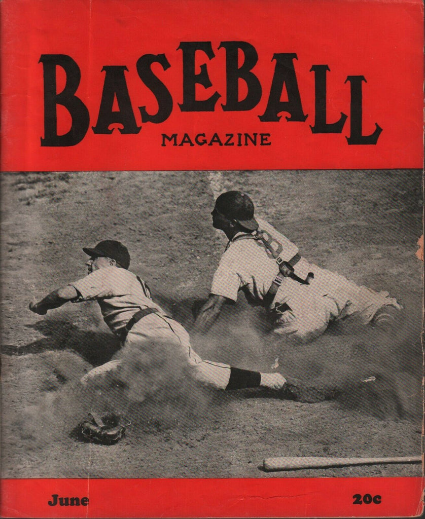 Baseball Magazine June 1938 Woody Jensen Pirates Gus Mancuso 012220AME2