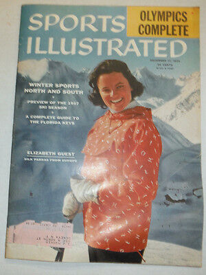 Sports Illustrated Magazine Winter Sports Elizabeth Guest December 1956 040815R
