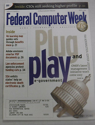 Federal Computer Week Magazine Plug And Play April 2002 071415R