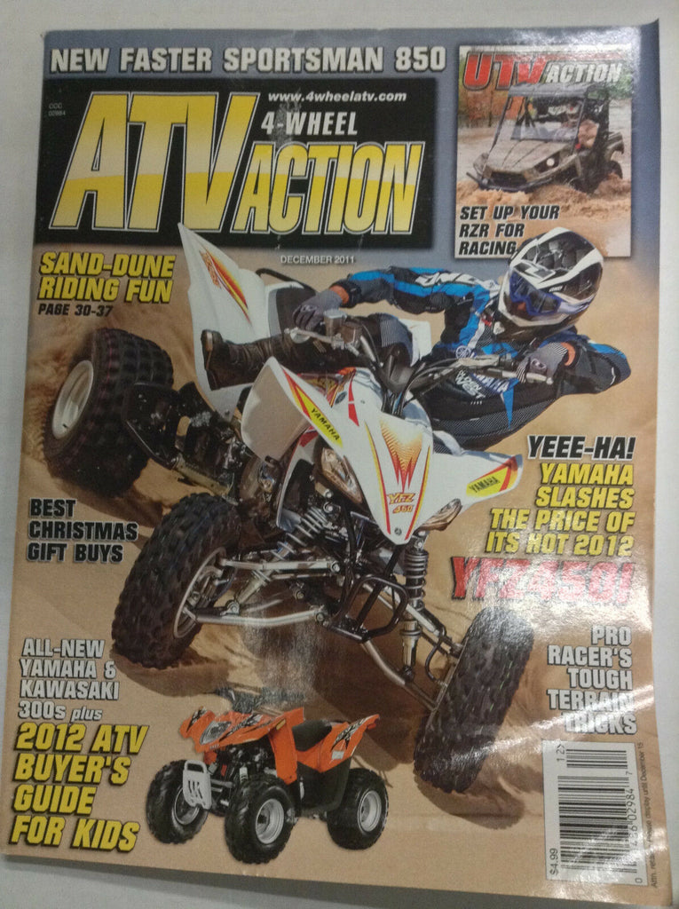 ATV Action Magazine Yamaha YFZ450 Sand Riding December 2011 032617nonR