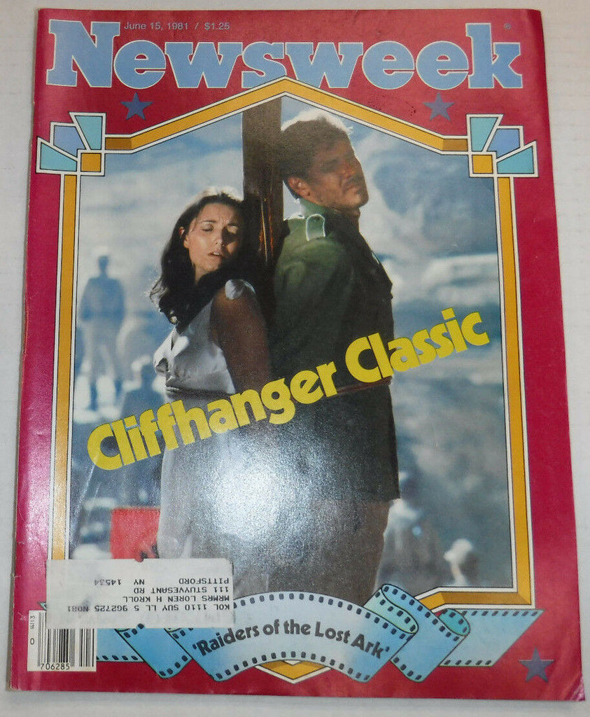 Newsweek Magazine Cliffhanger Classic June 15, 1981 100716R2